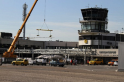 Works on the airport terminal 